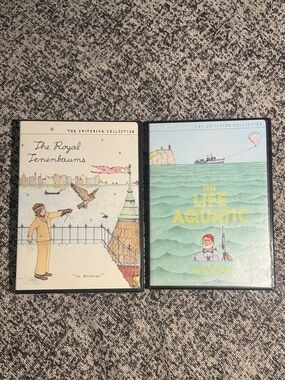 Lot of Two Wes Anderson Criterion Collection Films on DVD